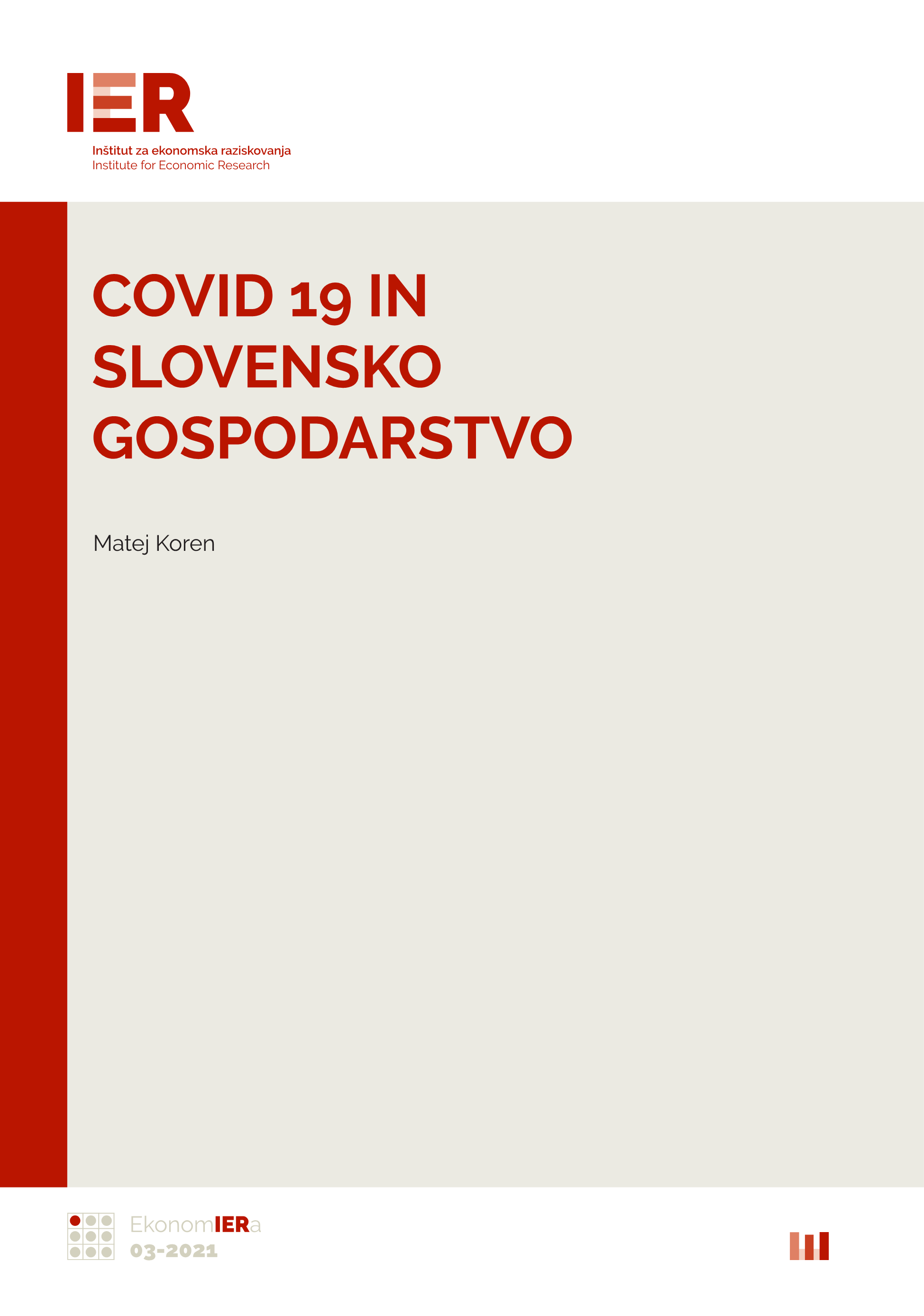 COVID 19 in slovensko gospodarstvo
